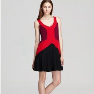 JAYGODFREY Color Block Shift Dress Size 2